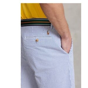 Polo Ralph Lauren seersucker Men's Shorts classic lightweight sz 40 preppy
